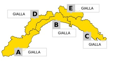 Venerdì 30 giugno allerta gialla per temporali